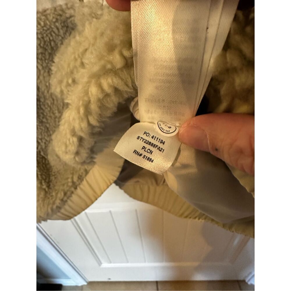 NWOT Patagonia Pelican Tan Fleece Shelled Retro-X Sherpa Pullover Jacket Small - Picture 13 of 16